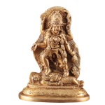 Pure Brass Goddess Kali Ma Idol 5" | Fierce Divine Mother | Handcrafted in India | Powerful Protection | Strength & Transformation | Antique Polish Finish